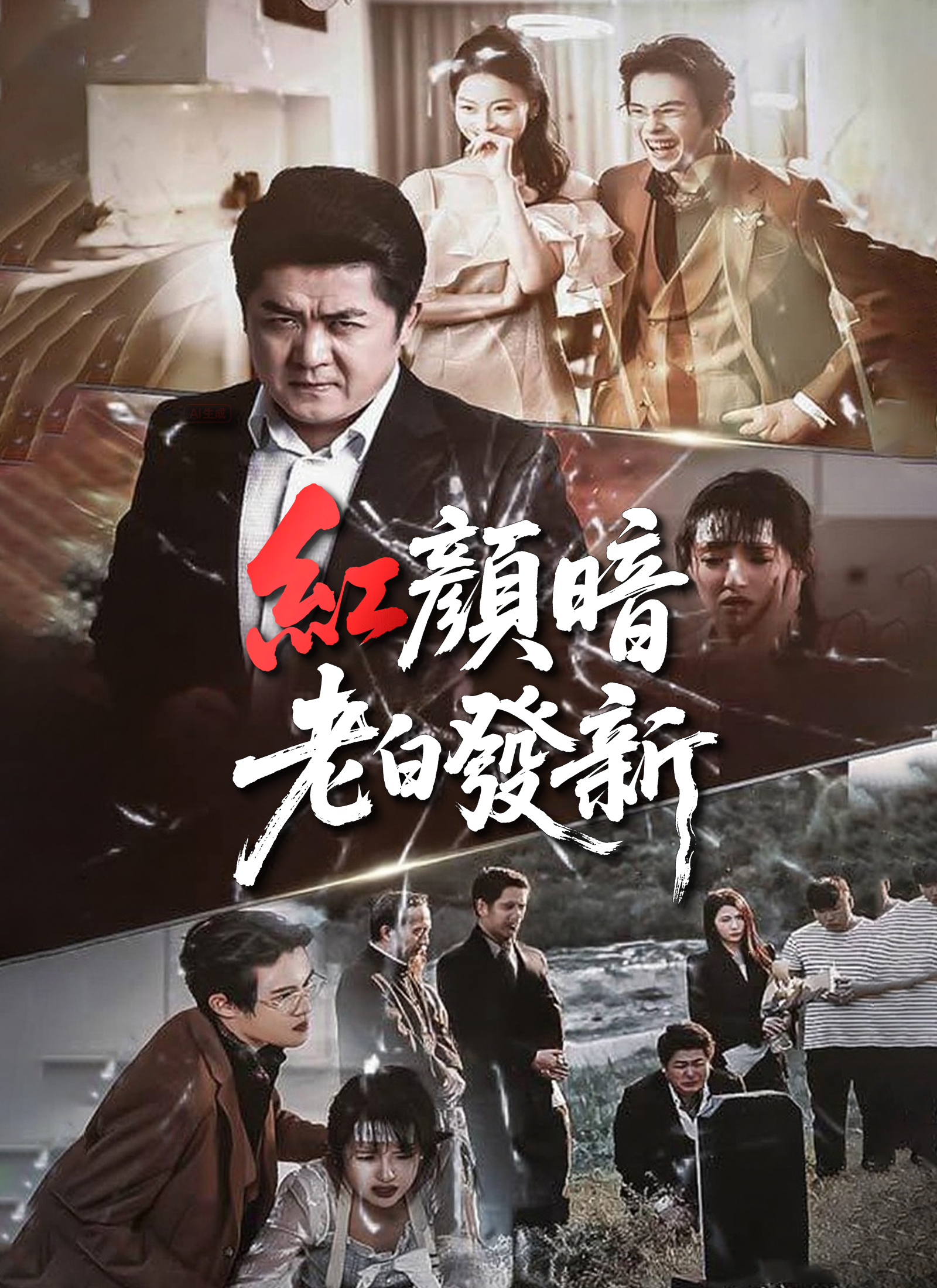 紅顏暗老白髮新