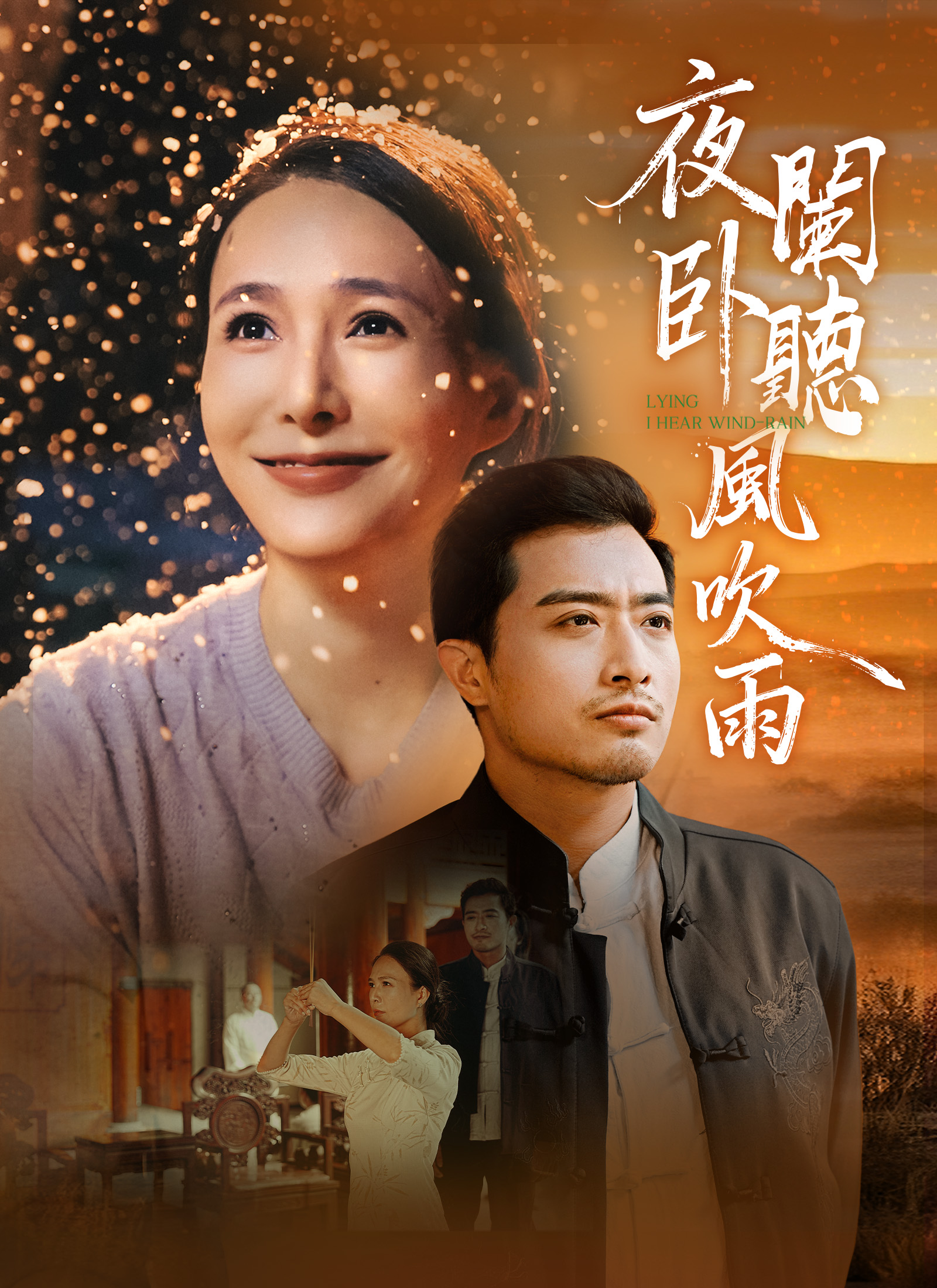 夜阑卧听风吹雨